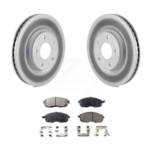 Load image into Gallery viewer, Front Coated Disc Brake Rotor &amp; Ceramic Pad Kit For 2007-2012 Nissan Sentra SE-R