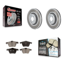 Charger l'image dans la galerie, Front Coat Brake Rotors Ceramic Pad Kit For Volvo S60 XC70 S80 V60 Cross Country