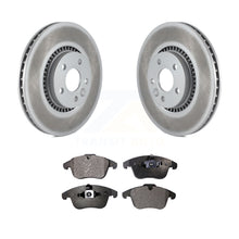 Load image into Gallery viewer, Front Coated Disc Brake Rotors And Ceramic Pads Kit For 2008-2015 Land Rover LR2