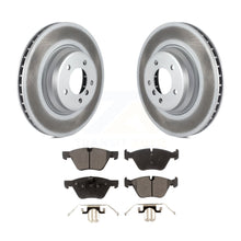 Load image into Gallery viewer, Front Coated Disc Brake Rotors And Ceramic Pads Kit For 2007 BMW 335xi