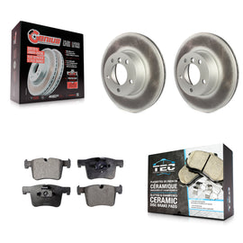 Front Coated Brake Rotor Ceramic Pad Kit For BMW 328i xDrive 320i 330i 428i 430i
