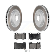 Load image into Gallery viewer, Front Coat Brake Rotors Ceramic Pad Kit For INFINITI G37 Q50 Nissan 370Z Q60 M37