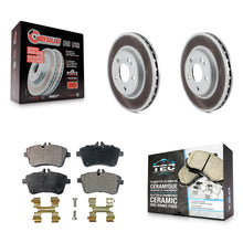 Charger l'image dans la galerie, [Front] 2006-2011 Mercedes-Benz B200 Premium Coated Rotors &amp; Ceramic Pads Brake Kit For Max Braking
