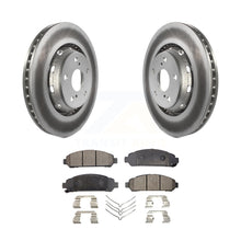 Charger l&#39;image dans la galerie, Front Coated Disc Brake Rotors And Ceramic Pads Kit For 2009-2016 Toyota Venza