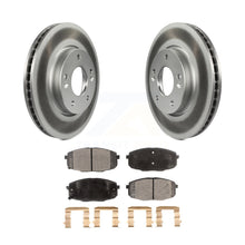 Load image into Gallery viewer, Front Coated Disc Brake Rotors And Ceramic Pads Kit For Kia Forte Koup Forte5