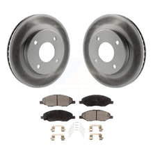 Load image into Gallery viewer, Front Coated Disc Brake Rotors &amp; Ceramic Pad Kit For 2009-2011 Nissan Versa 1.6L