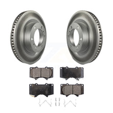 Load image into Gallery viewer, Front Coat Brake Rotors Ceramic Pad Kit For 2010-2022 Toyota 4Runner Lexus GX460