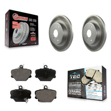 Load image into Gallery viewer, Front Coated Disc Brake Rotors And Ceramic Pads Kit For Smart Fortwo
