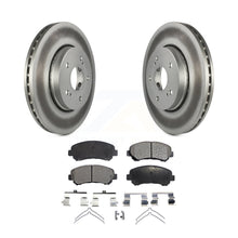 Load image into Gallery viewer, Front Coated Disc Brake Rotors And Ceramic Pads Kit For 2010-2013 Suzuki Kizashi