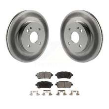 Load image into Gallery viewer, Front Coated Disc Brake Rotors And Ceramic Pads Kit For 2011-2014 Mazda 2