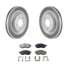 Charger l&#39;image dans la galerie, Front Coated Disc Brake Rotors And Ceramic Pads Kit For Nissan Sentra Juke