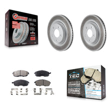 Charger l'image dans la galerie, Front Coated Disc Brake Rotors And Ceramic Pads Kit For Nissan Sentra Juke