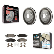Charger l'image dans la galerie, Front Coat Disc Brake Rotor Ceramic Pad Kit For Nissan NV200 LEAF Chevrolet City
