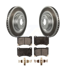 Load image into Gallery viewer, Front Coated Disc Brake Rotors And Ceramic Pads Kit For Hyundai Genesis Equus