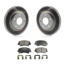 Charger l&#39;image dans la galerie, Front Coat Brake Rotor Ceramic Pad Kit For Hyundai Elantra Kia Forte Veloster GT