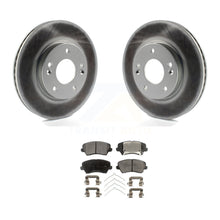 Charger l&#39;image dans la galerie, Front Coat Brake Rotor Ceramic Pad Kit For Kia Forte Hyundai Veloster Elantra GT