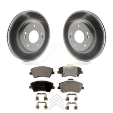 Load image into Gallery viewer, Front Coated Disc Brake Rotors And Ceramic Pads Kit For Hyundai Elantra