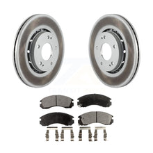 Charger l&#39;image dans la galerie, Front Coated Disc Brake Rotors And Ceramic Pads Kit For Mitsubishi Lancer