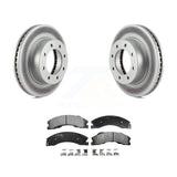 Front Coat Brake Rotor Ceramic Pad Kit For 2012-2021 Nissan NV2500 NV3500 NV1500