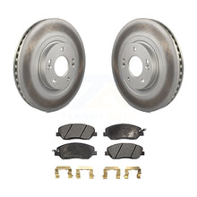 Load image into Gallery viewer, Front Coated Brake Rotors Ceramic Pad Kit For 2013-2016 Hyundai Santa Fe XL 3.3L