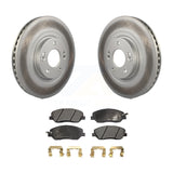 [Front] 2013-2016 Hyundai Santa Fe XL 3.3L Premium Coated Rotors & Ceramic Pads Brake Kit For Max Braking