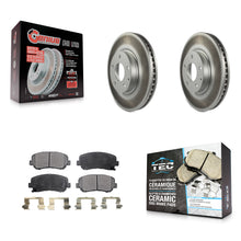 Charger l'image dans la galerie, [Front] 2013-2015 Mazda CX-5 Premium Coated Rotors &amp; Ceramic Pads Brake Kit For Max Braking