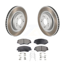 Load image into Gallery viewer, Front Coated Disc Brake Rotors And Ceramic Pads Kit For 2012-2016 Honda CR-V FWD