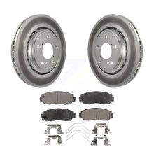 Charger l&#39;image dans la galerie, Front Coated Disc Brake Rotors And Ceramic Pads Kit For Honda Odyssey Passport