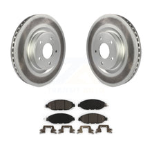 Load image into Gallery viewer, Front Coated Brake Rotor &amp; Ceramic Pad Kit For Nissan Pathfinder Murano INFINITI