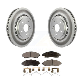 [Front] 2014-2016 Acura MDX Premium Coated Rotors & Ceramic Pads Brake Kit For Max Braking