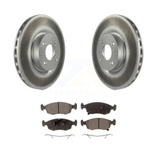 Load image into Gallery viewer, Front Coated Disc Brake Rotors And Ceramic Pads Kit For Fiat 500