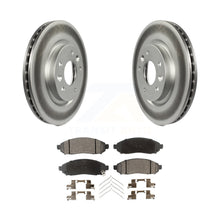 Load image into Gallery viewer, Front Coated Disc Brake Rotors And Ceramic Pads Kit For Nissan LEAF