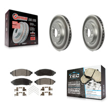 Charger l'image dans la galerie, Front Coated Disc Brake Rotors And Ceramic Pads Kit For Nissan LEAF