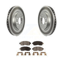 Load image into Gallery viewer, Front Coated Disc Brake Rotors And Ceramic Pads Kit For Nissan LEAF