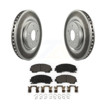 Charger l&#39;image dans la galerie, Front Coated Disc Brake Rotors And Ceramic Pads Kit For Nissan Rogue