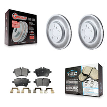 Charger l'image dans la galerie, Front Coated Disc Brake Rotors And Ceramic Pads Kit For Mini Cooper
