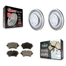 Charger l'image dans la galerie, Front Coated Disc Brake Rotors And Ceramic Pads Kit For Mini Cooper Clubman