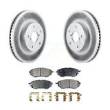 [Front] 2015 Subaru Legacy 2.5L Premium Coated Rotors & Ceramic Pads Brake Kit For Max Braking