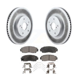 [Front] 2016-2019 Subaru Legacy 2.5L Premium Coated Rotors & Ceramic Pads Brake Kit For Max Braking