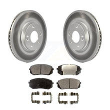 Load image into Gallery viewer, Front Coated Disc Brake Rotor Ceramic Pad Kit For 2015 Hyundai Sonata GAS engine