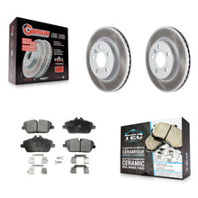 Charger l'image dans la galerie, Front Coated Disc Brake Rotors And Ceramic Pads Kit For Mini Cooper