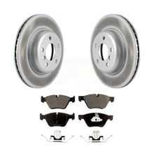 Load image into Gallery viewer, Front Coated Disc Brake Rotors And Ceramic Pads Kit For BMW 528i xDrive