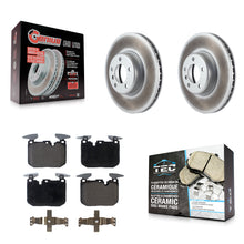 Charger l'image dans la galerie, Front Coat Brake Rotor Ceramic Pad Kit For BMW 328i 428i 330i xDrive 335i Gran 3