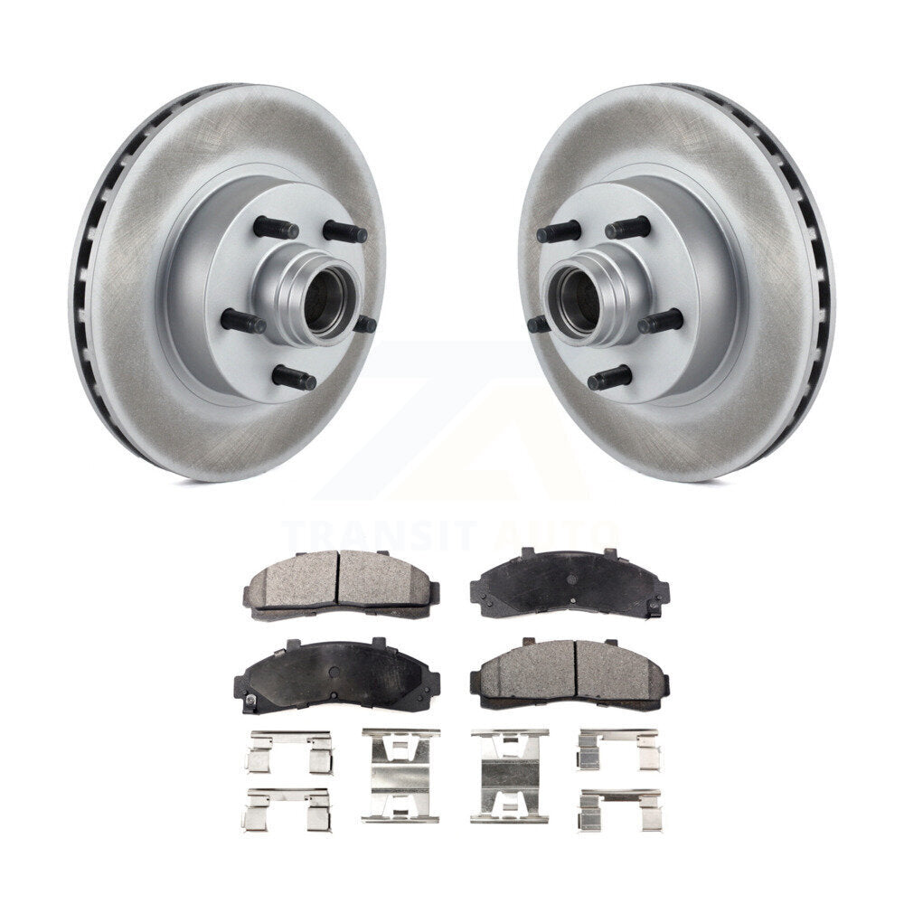 Front Coated Brake Rotors Ceramic Pad Kit For Ford Ranger Explorer Mercury Mazda