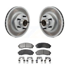 Load image into Gallery viewer, Front Coated Disc Brake Rotors Hub Ceramic Pad Kit For 2010-2011 Ford Ranger RWD