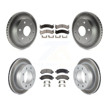 Load image into Gallery viewer, Front Rear Coat Disc Brake Rotors Ceramic Pad Kit For Chevrolet Express 2500 GMC