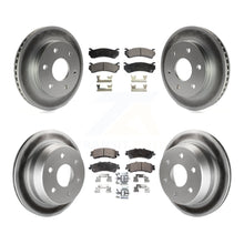 Charger l&#39;image dans la galerie, Front Rear Coat Brake Rotors Ceramic Pad Kit For Chevrolet Silverado 1500 GMC XL