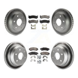 Front Rear Coat Brake Rotors Ceramic Pad Kit For Chevrolet Silverado 1500 GMC XL