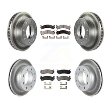 Load image into Gallery viewer, Front Rear Coat Brake Rotors Ceramic Pad Kit For Chevrolet Silverado 2500 HD GMC