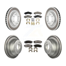 Charger l&#39;image dans la galerie, Front Rear Coat Brake Rotors Ceramic Pad Kit For Chevrolet Trailblazer GMC Envoy